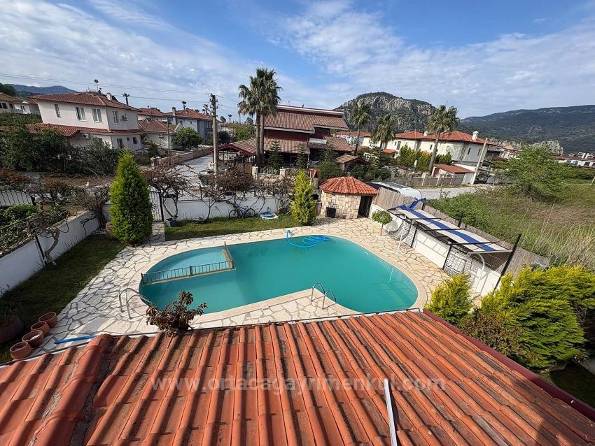 3+1 Villa Zum Verkauf Auf Einem 566 M² Großen Grundstück In Dalyan Gülpınar