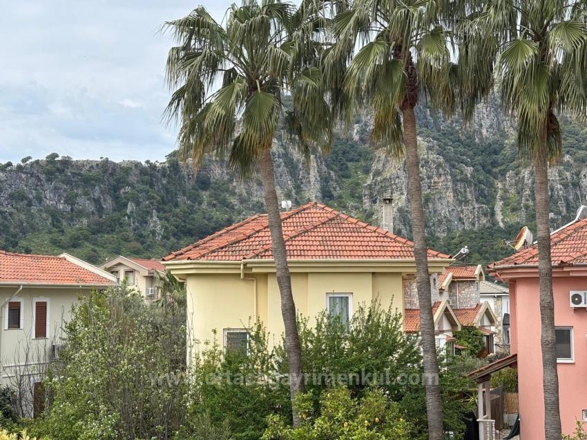 3+1 Villa Zum Verkauf Auf Einem 500 M² Großen Grundstück In Dalyan Gülpınar