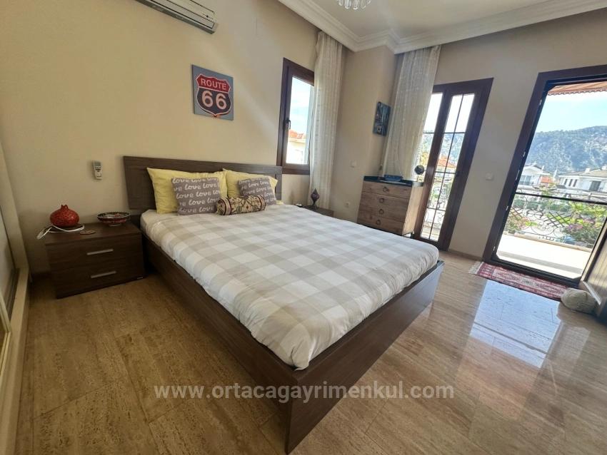 4+1 Villa Zum Verkauf Auf Einem 500 M² Großen Grundstück In Der Nähe Des Zentrums Von Dalyan