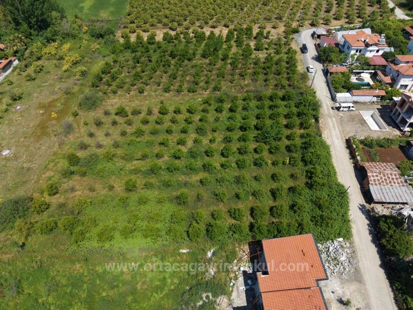 Grundstück Zum Verkauf In Okçular, 1050 M², Im Wohngebiet Des Dorfes.
