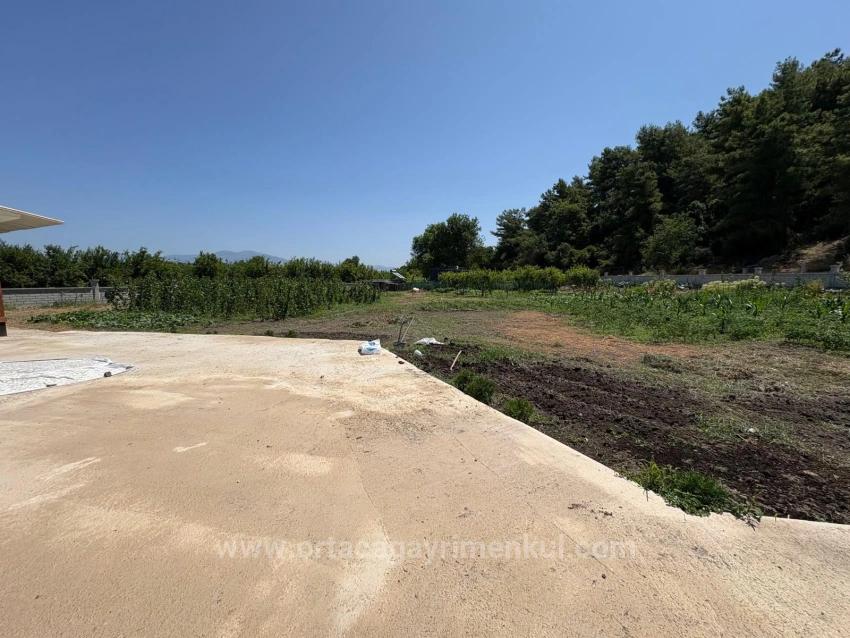 Freistehendes Holzhaus Mit 120 M² Wohnfläche Auf Einem 2500 M² Großen Grundstück In Der Gegend Von Dalyan Karadağ