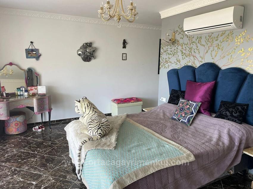 Vip-Villa In Gökbel Zu Verkaufen, Auf Einem 5000 M² Großen Grundstück Mit Freiem Meerblick.