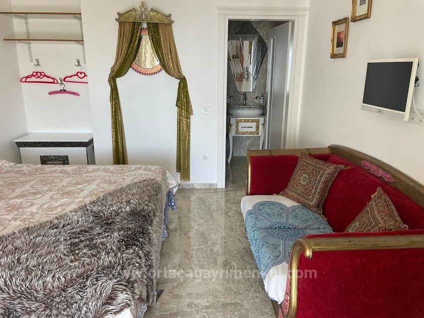 Vip-Villa In Gökbel Zu Verkaufen, Auf Einem 5000 M² Großen Grundstück Mit Freiem Meerblick.