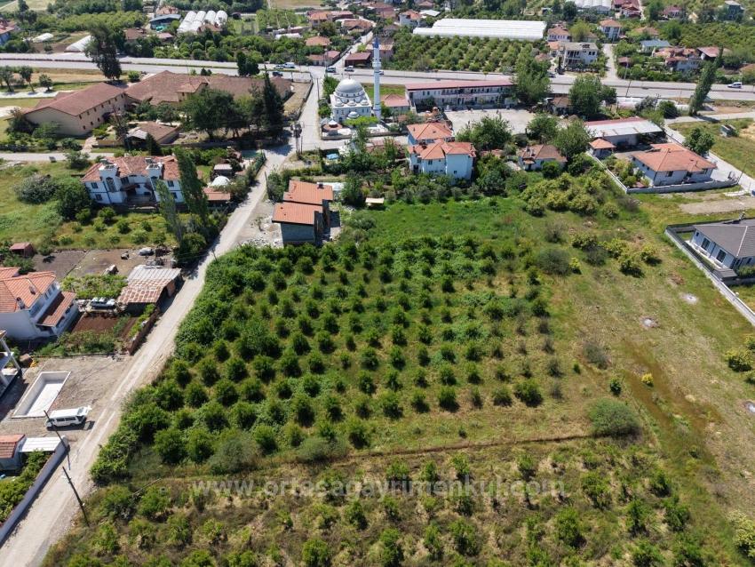 Land For Sale In Okçular, 1050M2, In The Village Residential Area.