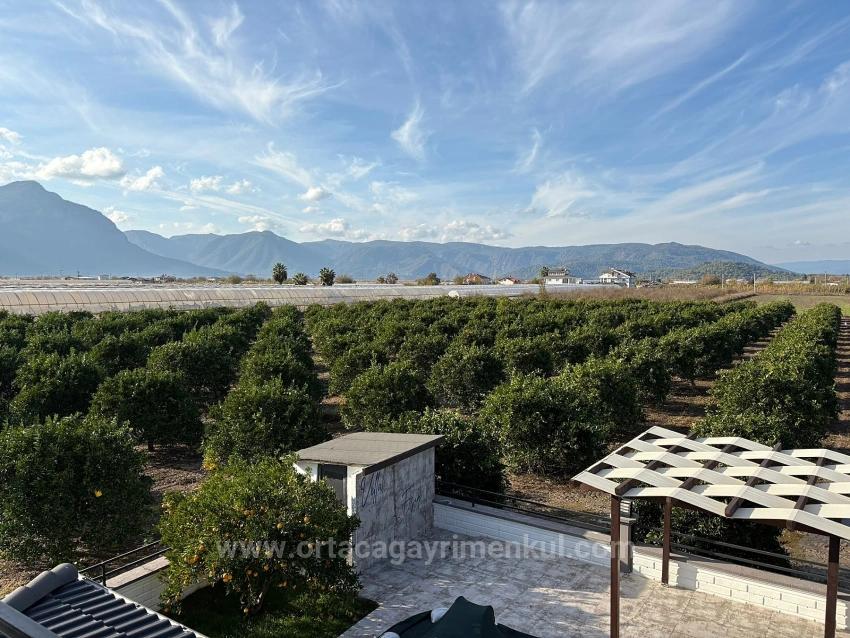 4+1 Villa For Sale In Eskiköy, Located In A 14,136 M2 Field