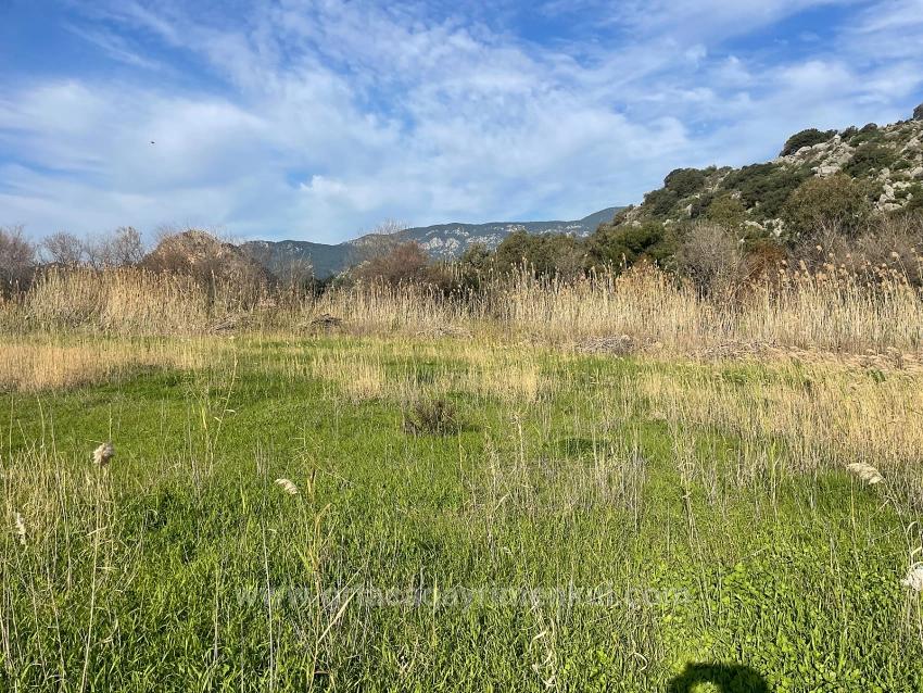6800 M2 Plot Of Land For Sale In Dalyan With 5% Residential Zoning.