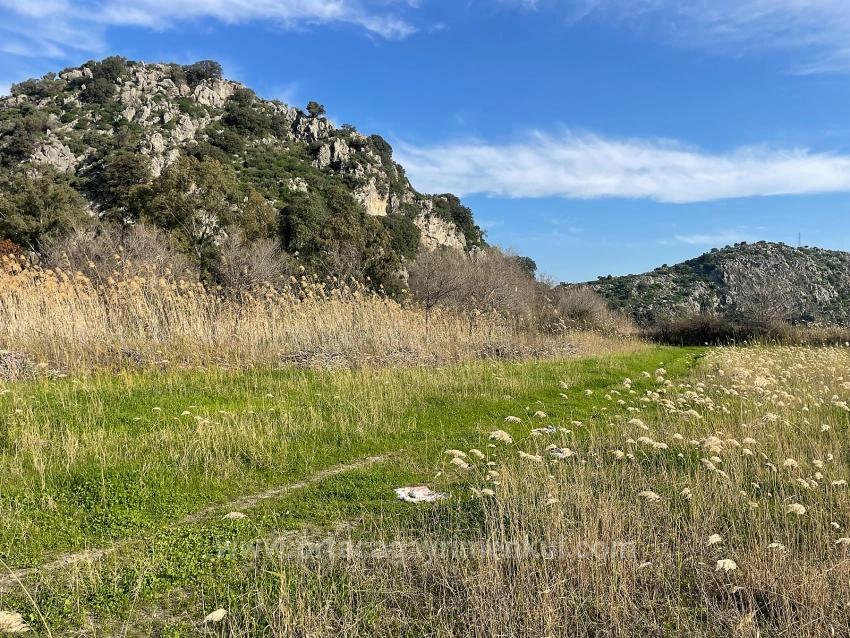 6800 M2 Plot Of Land For Sale In Dalyan With 5% Residential Zoning.