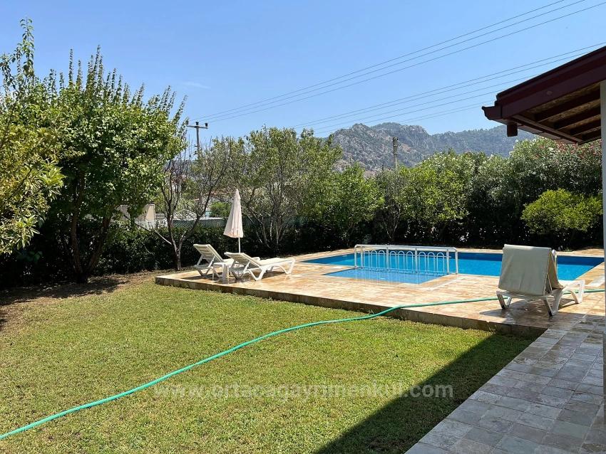 Corner Plot, 600M2, 3+1 Villa For Sale In Dalyan.