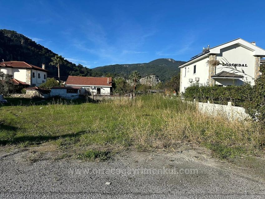 841M2 Plot Of Land For Sale In Dalyan Gülpınar With 15% Zoning.