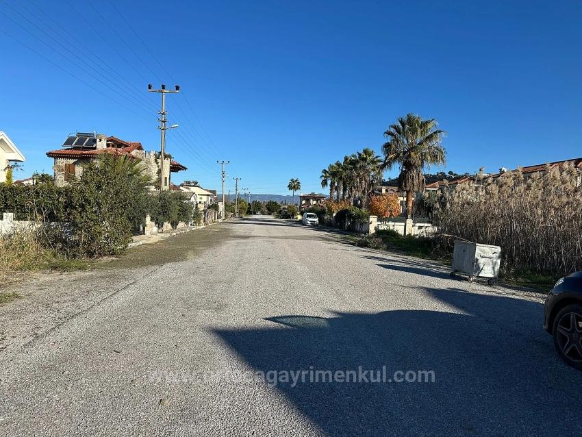 841M2 Plot Of Land For Sale In Dalyan Gülpınar With 15% Zoning.