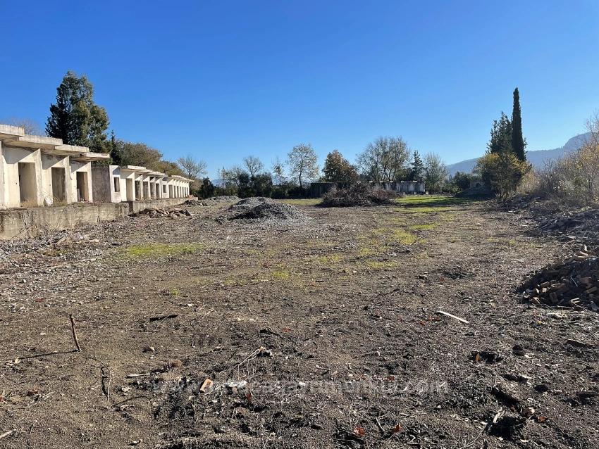 9,037 M² Plot Of Land For Sale In Dalyan Gülpınar, Right On The Main Road.