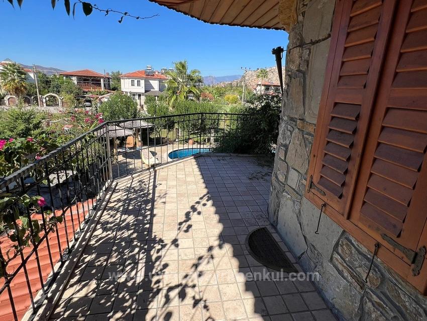Stone Villa For Sale In Dalyan Gülpınar On A 580M2 Plot