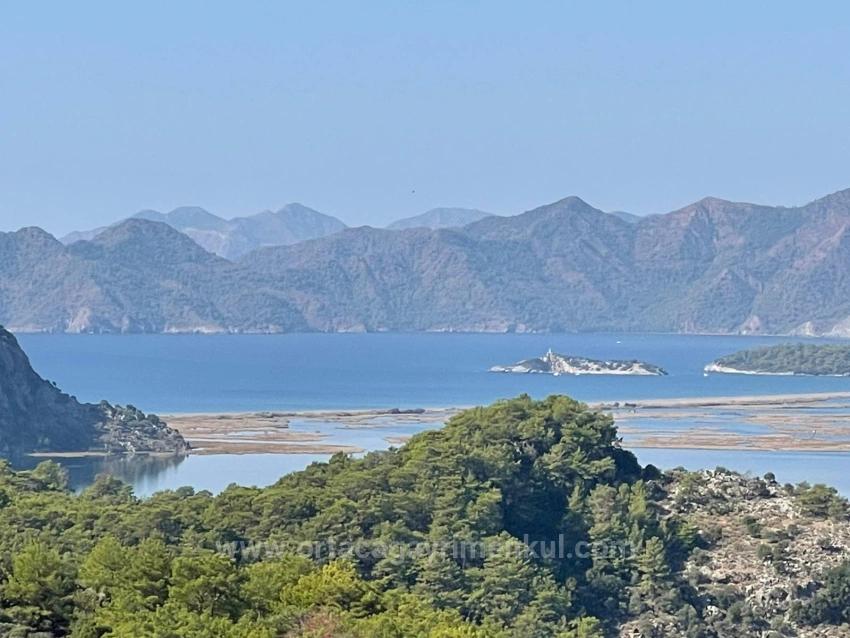 Земля 3514M2 На Продажу С Панорамным Видом На Море В Гёкбеле